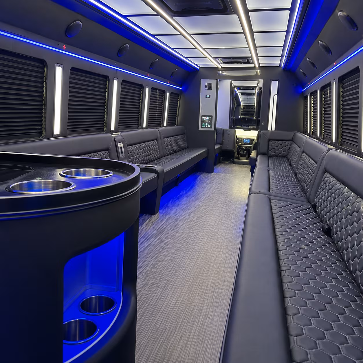 affordable washington prom party bus prices split across your group