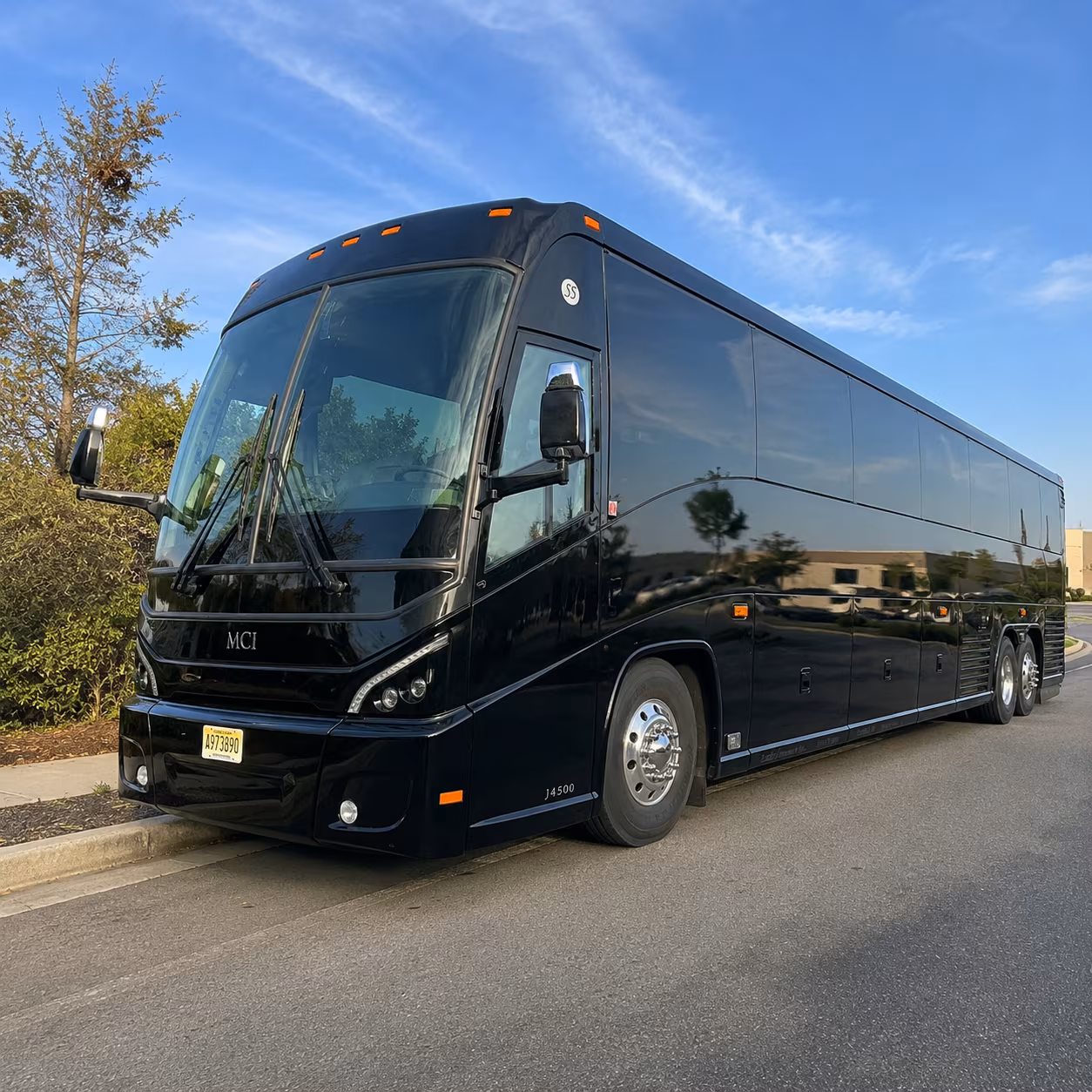 student athlete band and academic competition charter buses