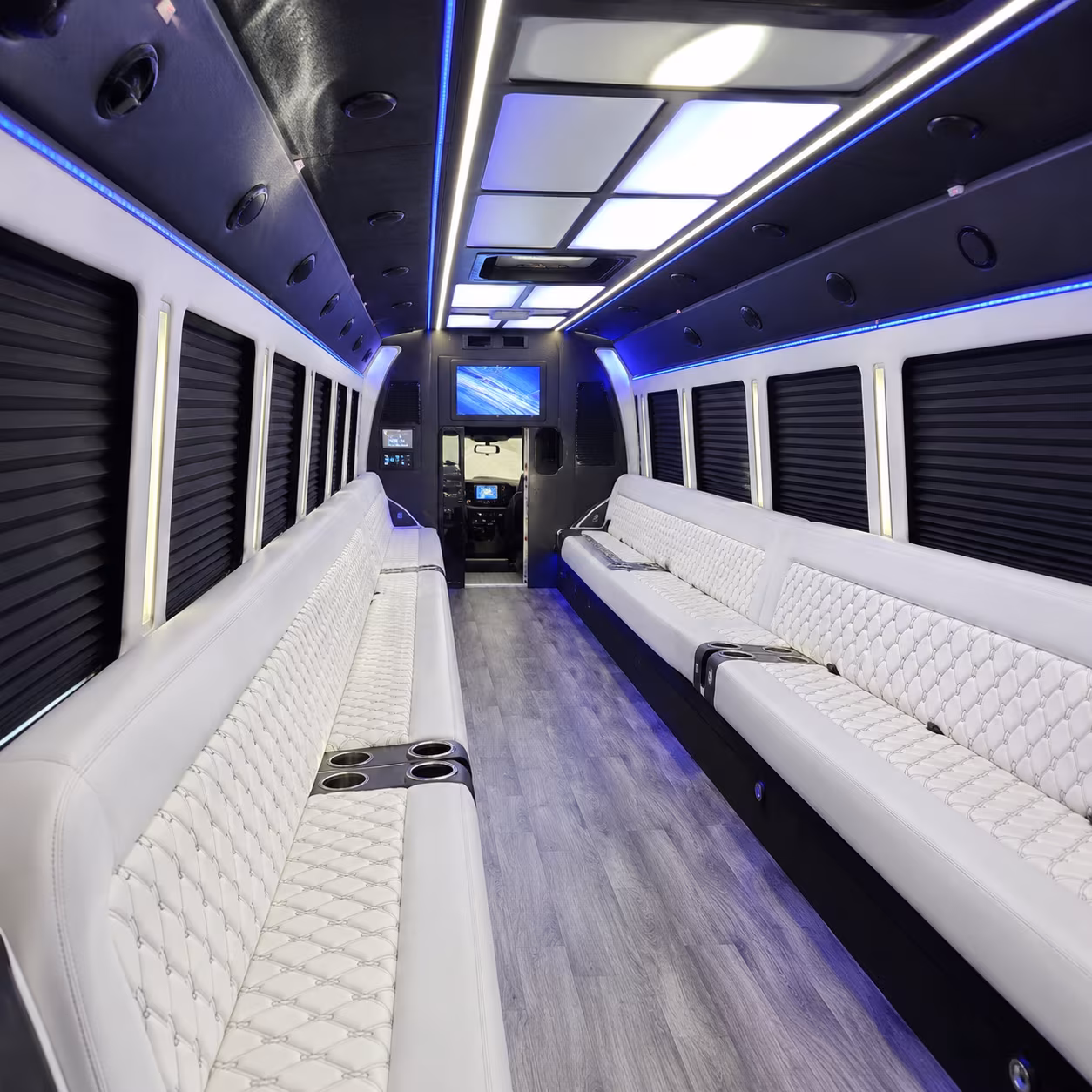 washington corporate retreat shuttle bus rentals